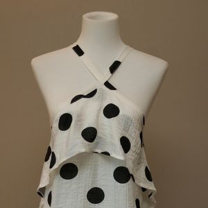 TART COLLECTION Polka Dot Tank/Halter Top